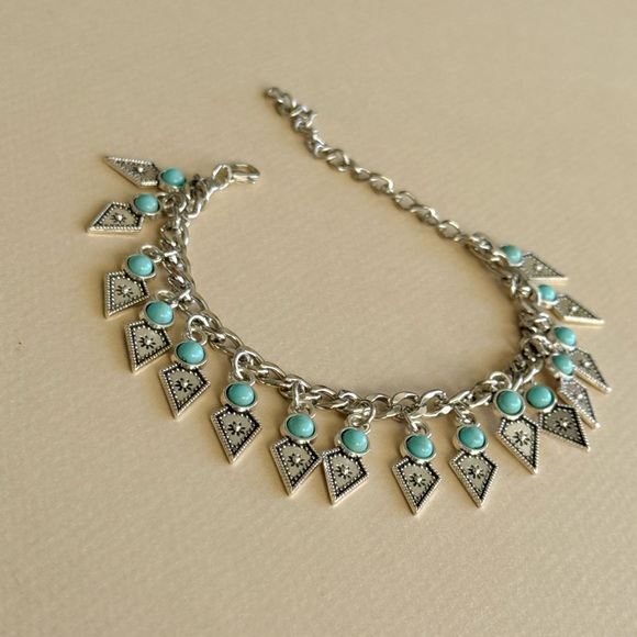 Boho charm anklet N1795 - Picture 2 of 4